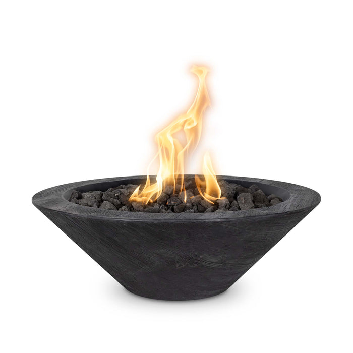 The Outdoor Plus - 24" Cazo Fire Bowl - GFRC Woodgrain