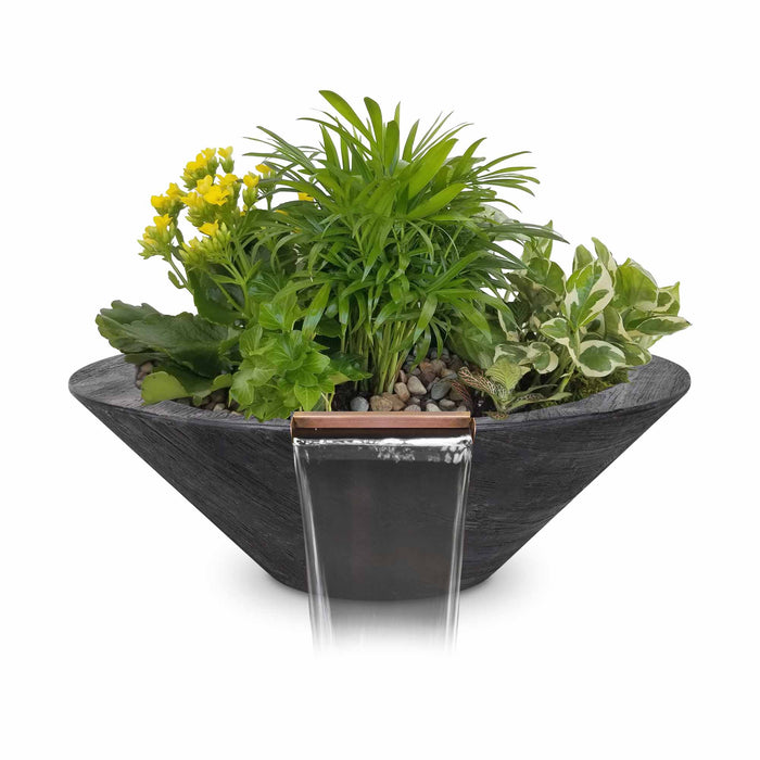 The Outdoor Plus - Cazo Planter & Water Bowl – GFRC Wood Grain