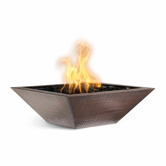 The Outdoor Plus - Maya Fire Bowl – Hammered Patina Copper