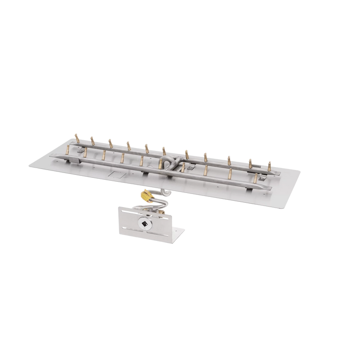 The Outdoor Plus - Rectangular Flat Pan & SS ‘H’ Bullet Burner - Stainless Steel