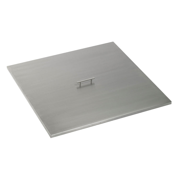 The Outdoor Plus - Whitney Fire Pit Stainless Steel Cover - Stainless Steel