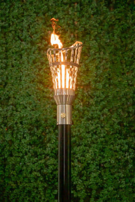 The Outdoor Plus - Roman Fire Torch - Stainless Steel