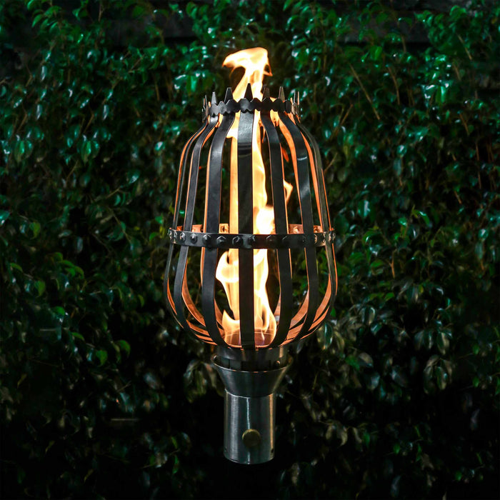The Outdoor Plus - Urn Fire Torch - Stainless Steel