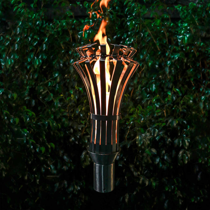 The Outdoor Plus - Gothic Fire Torch - Stainless Steel