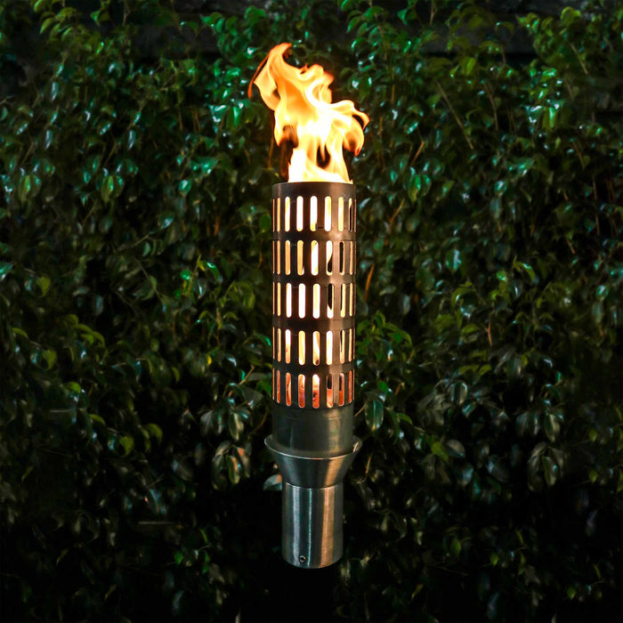The Outdoor Plus - Vent Fire Torch - Stainless Steel