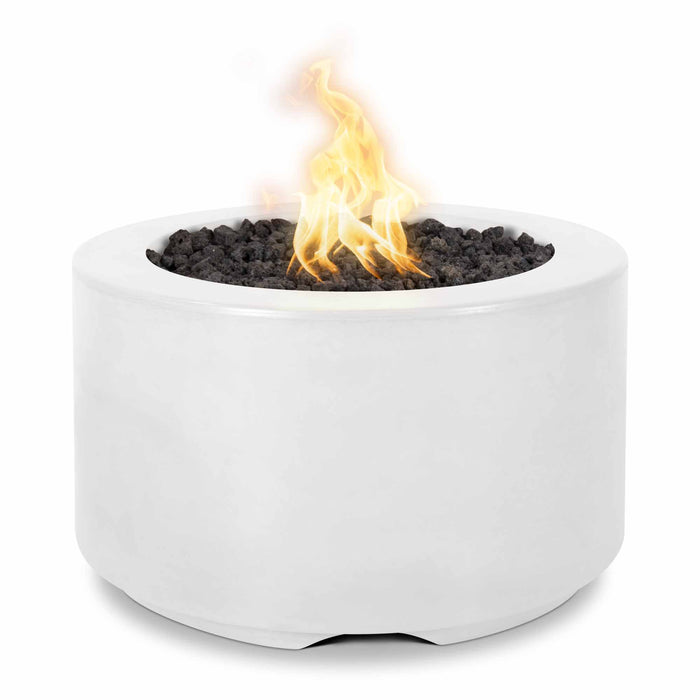 The Outdoor Plus - 32" Florence Fire Pit – 18″ Tall GFRC Concrete