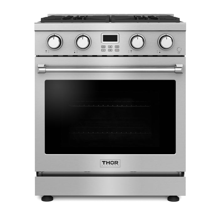 ARG30 - THOR Kitchen 30 Inch Contemporary Professional Gas Range in Stainless Steel