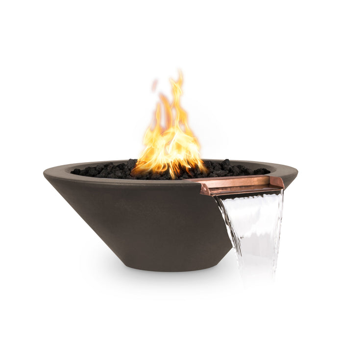 The Outdoor Plus - 48" Cazo Fire & Water Bowl - GFRC Concrete
