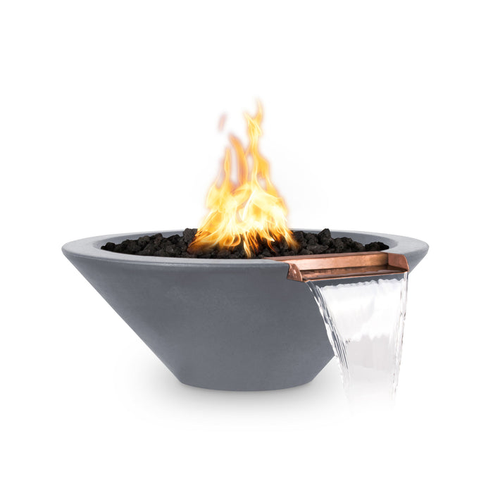 The Outdoor Plus - 48" Cazo Fire & Water Bowl - GFRC Concrete