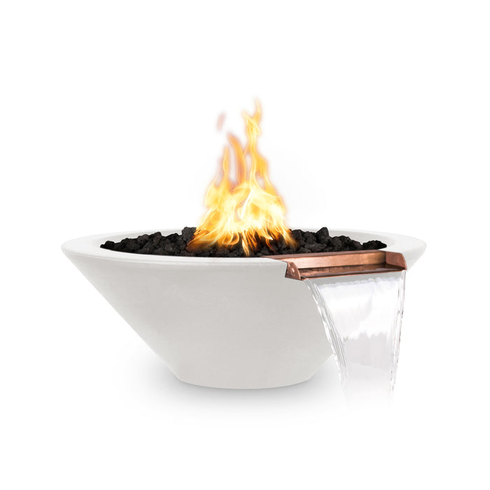 The Outdoor Plus - 48" Cazo Fire & Water Bowl - GFRC Concrete