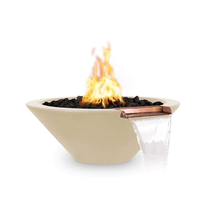 The Outdoor Plus - 48" Cazo Fire & Water Bowl - GFRC Concrete