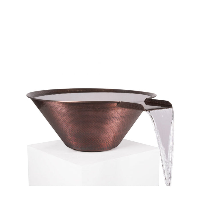 The Outdoor Plus - Cazo Water Bowl – Hammered Patina Copper