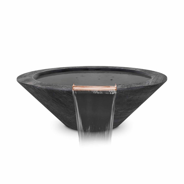 The Outdoor Plus - Cazo Water Bowl – GFRC Wood Grain