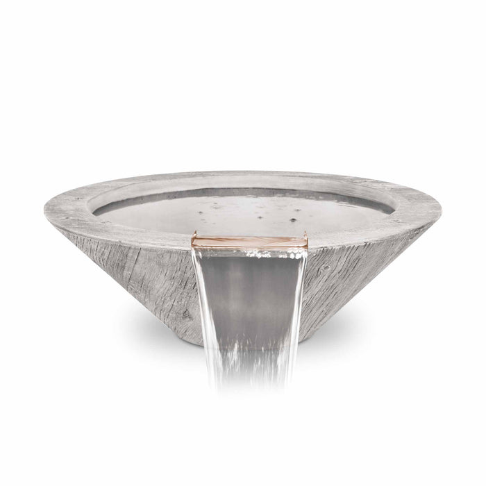 The Outdoor Plus - Cazo Water Bowl – GFRC Wood Grain