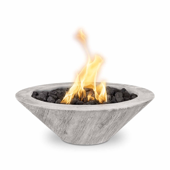The Outdoor Plus - 24" Cazo Fire Bowl - GFRC Woodgrain