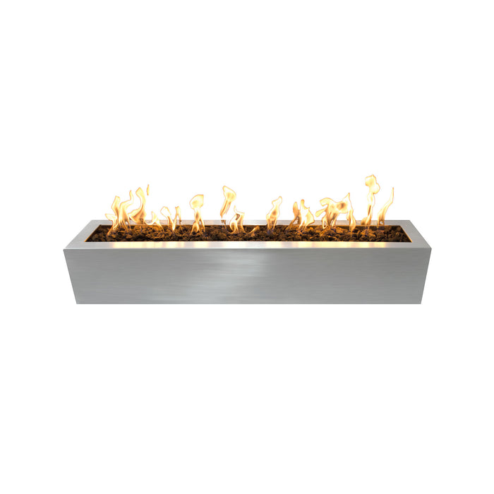 The Outdoor Plus - 72" Eaves Fire Pit Stainless Steel