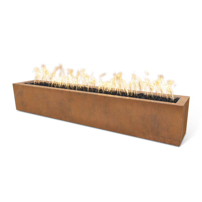 The Outdoor Plus - 72" Eaves Fire Pit Corten Steel