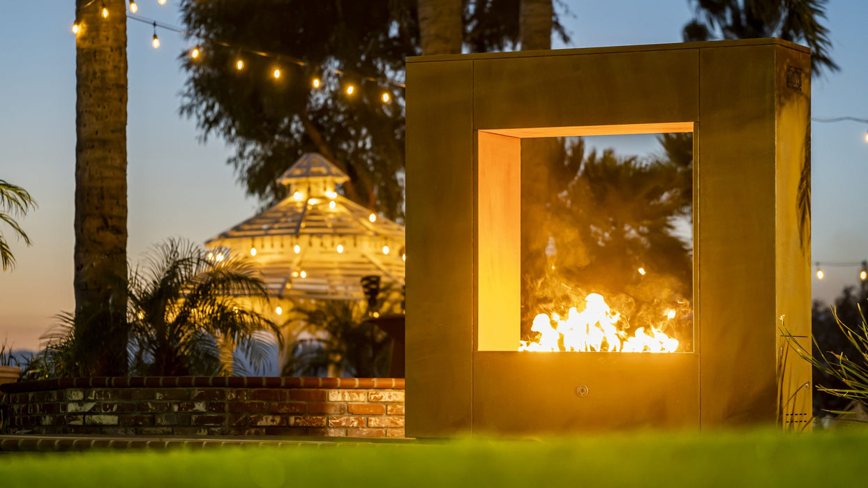 The Outdoor Plus - The Williams Fireplace - Stainless Steel