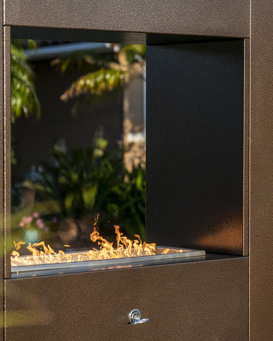 The Outdoor Plus - The Williams Fireplace - Stainless Steel