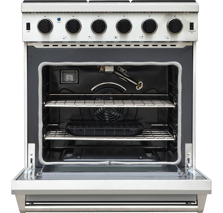 THOR Kitchen LRG3001U - 30 Inch Gas Range in Stainless Steel