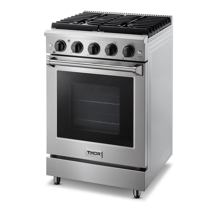 LRG2401U - THOR Kitchen 24-Inch Professional Gas Range – Compact Power for Indoor & Outdoor