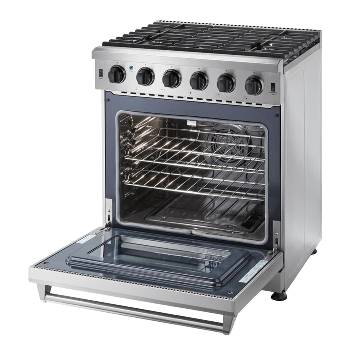 THOR Kitchen LRG3001U - 30 Inch Gas Range in Stainless Steel
