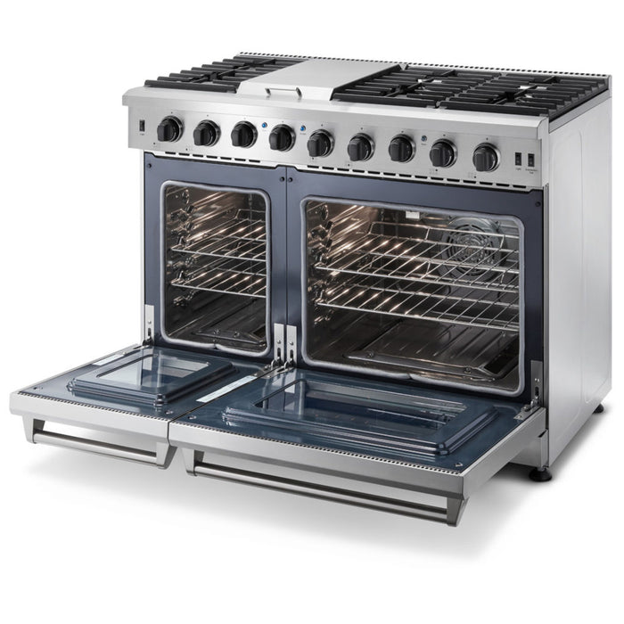 THOR Kitchen LRG4807U - 48 Inch Gas Range in Stainless Steel