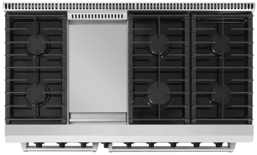 THOR Kitchen LRG4807U - 48 Inch Gas Range in Stainless Steel