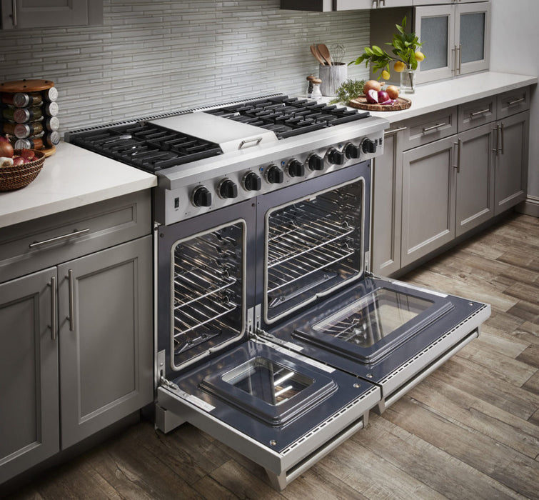 THOR Kitchen LRG4807U - 48 Inch Gas Range in Stainless Steel