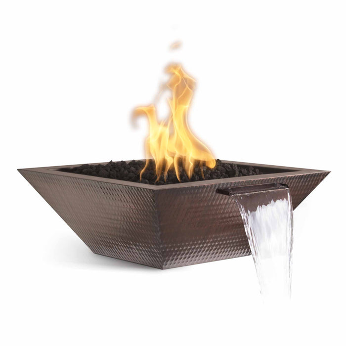 The Outdoor Plus - Maya Fire & Water Bowl – Hammered Patina Copper