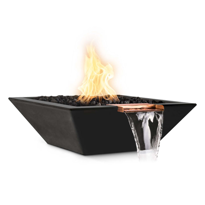 The Outdoor Plus - 24" Maya Fire & Water Bowl – GFRC Concrete