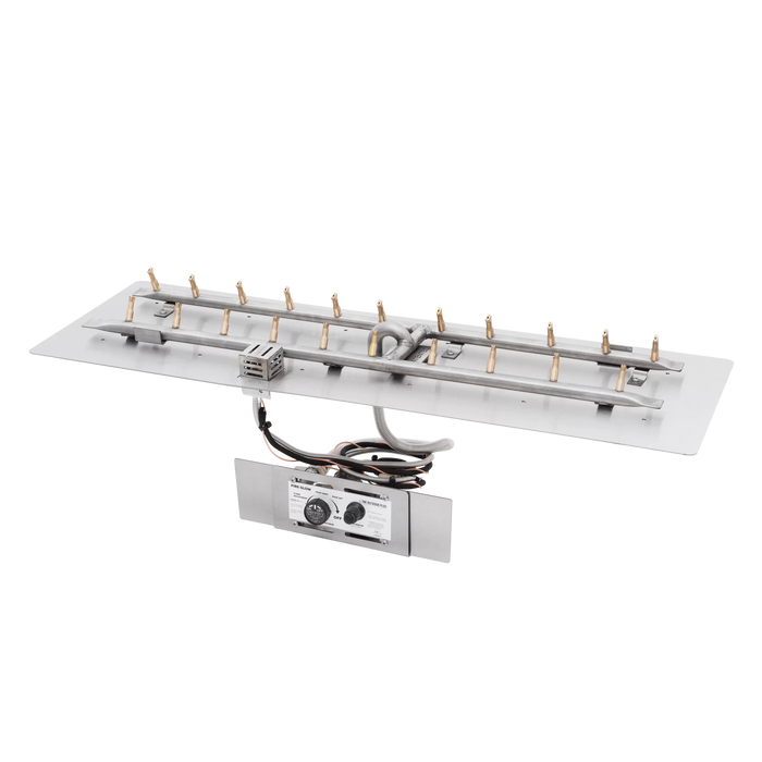 The Outdoor Plus - Rectangular Flat Pan & SS ‘H’ Bullet Burner - Stainless Steel