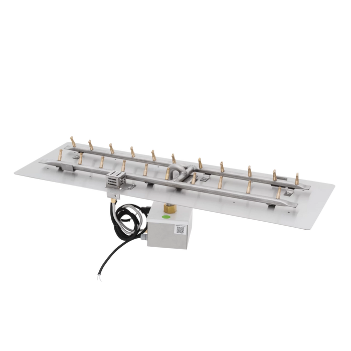 The Outdoor Plus - Rectangular Flat Pan & SS ‘H’ Bullet Burner - Stainless Steel