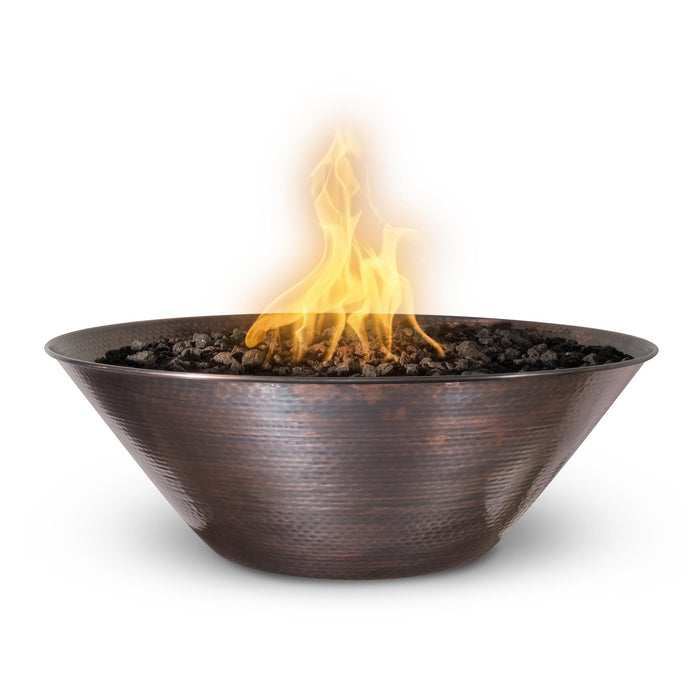The Outdoor Plus - 31" Remi Fire Bowl - Hammered Patina Copper