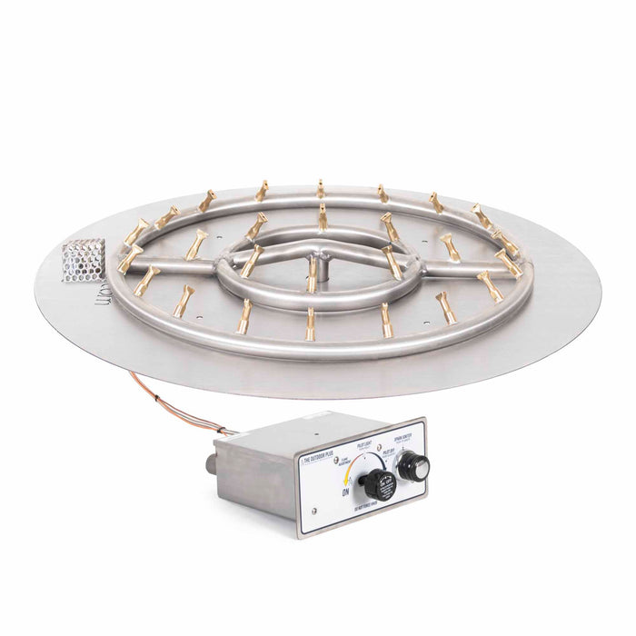The Outdoor Plus - Round Flat Pan & SS Round - Bullet Burner