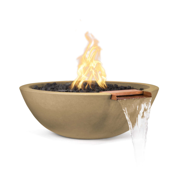 The Outdoor Plus - 27" Sedona Fire & Water Bowl – GFRC Concrete