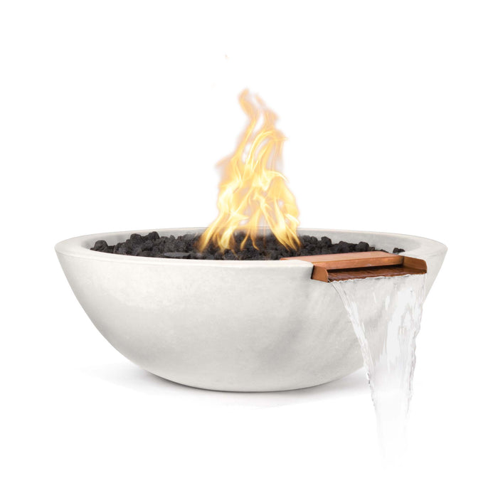 The Outdoor Plus - 27" Sedona Fire & Water Bowl – GFRC Concrete