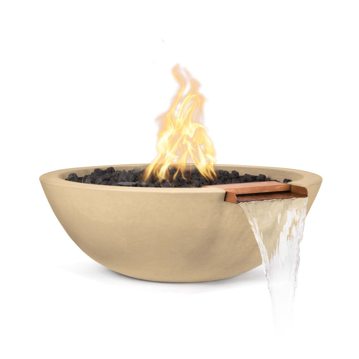 The Outdoor Plus - 27" Sedona Fire & Water Bowl – GFRC Concrete
