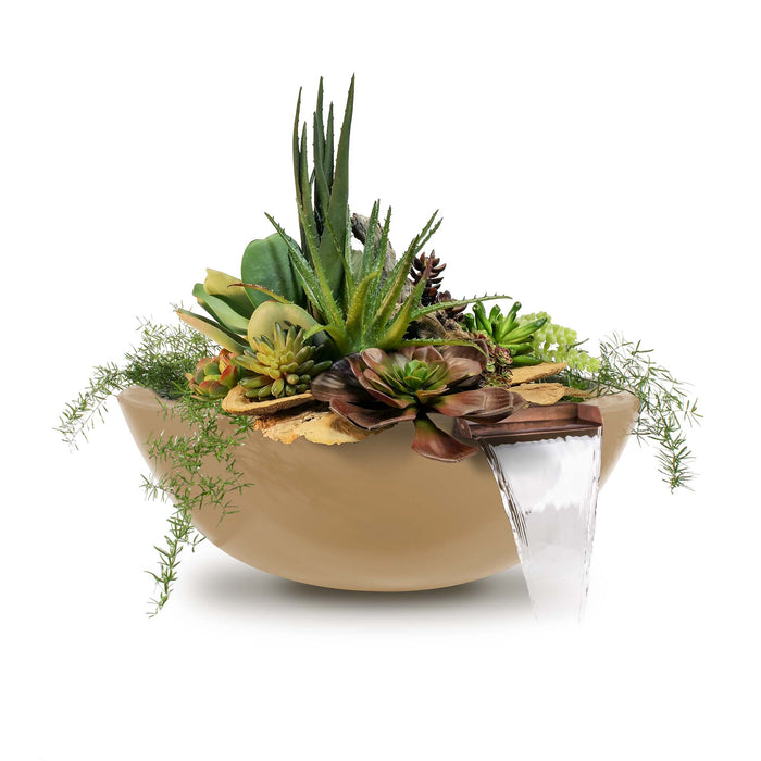 The Outdoor Plus - Sedona Planter & Water Bowl - GFRC Concrete