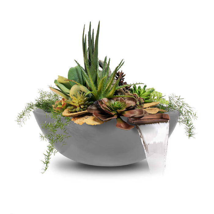 The Outdoor Plus - Sedona Planter & Water Bowl - GFRC Concrete