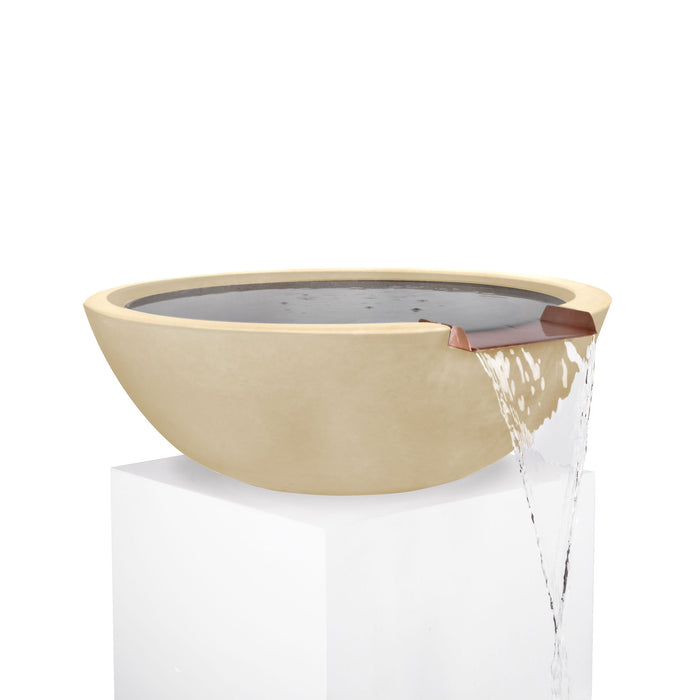 The Outdoor Plus - Sedona Water Bowl - GFRC Concrete
