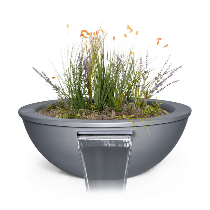 The Outdoor Plus - Sedona Planter & Water Bowl - Metal Powder Coat