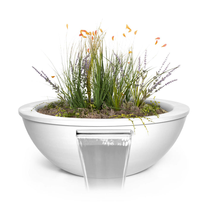 The Outdoor Plus - Sedona Planter & Water Bowl - Metal Powder Coat