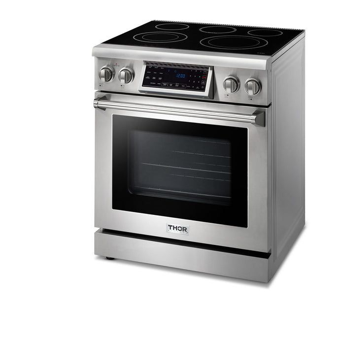 TRE3001 - THOR Kitchen 30 Inch Tilt Panel Professional Electric Range