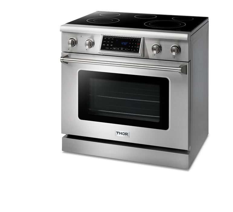 TRE3601 - THOR Kitchen 36 Inch Tilt Panel Professional Electric Range