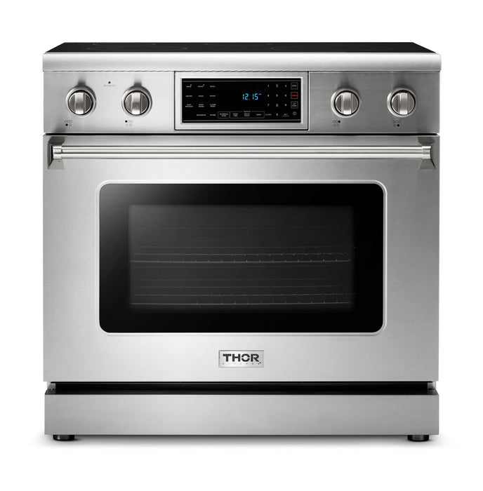 TRE3601 - THOR Kitchen 36 Inch Tilt Panel Professional Electric Range