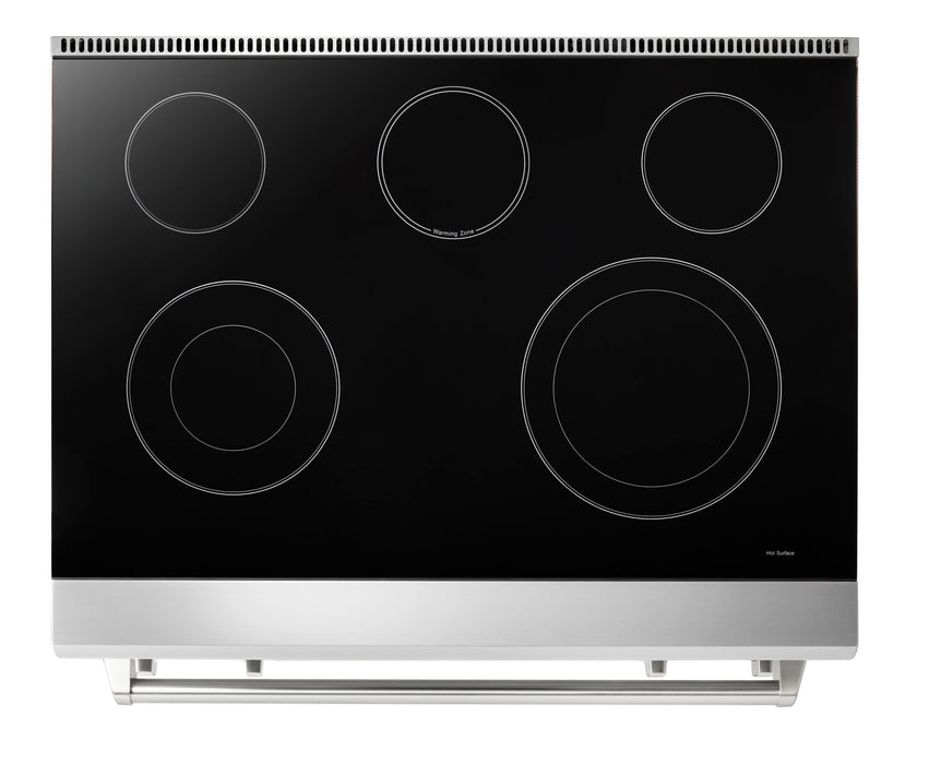 TRE3601 - THOR Kitchen 36 Inch Tilt Panel Professional Electric Range