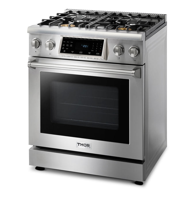 TRG3001 - THOR Kitchen 30 Inch Tilt Panel Professional Gas Range