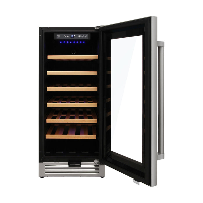 TWC1501 - THOR Kitchen 15 Inch Single Zone Wine Cooler, 33 Wine Bottle Capacity