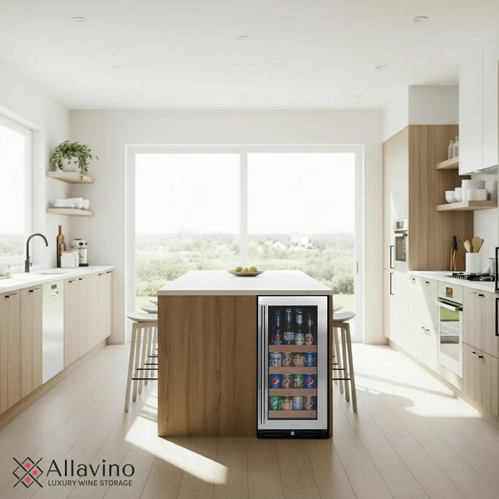 Allavino FlexCount II Tru-Vino Stainless Steel Beverage Center